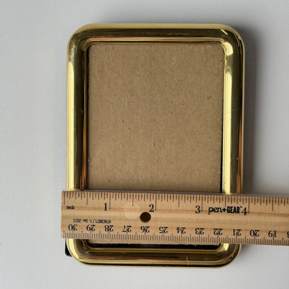Vintage‎ Gold Picture Frame 3.5x5 Gold Classic Rounded Edge Cottage French